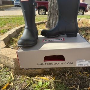 Hunter Black Classic Rain Boots